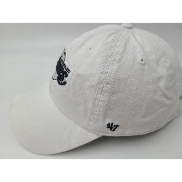 Los Angeles Lakers 47 Brand Strapback Adjustable Hat Cap Dad Men Women NBA White - Picture 7 of 14
